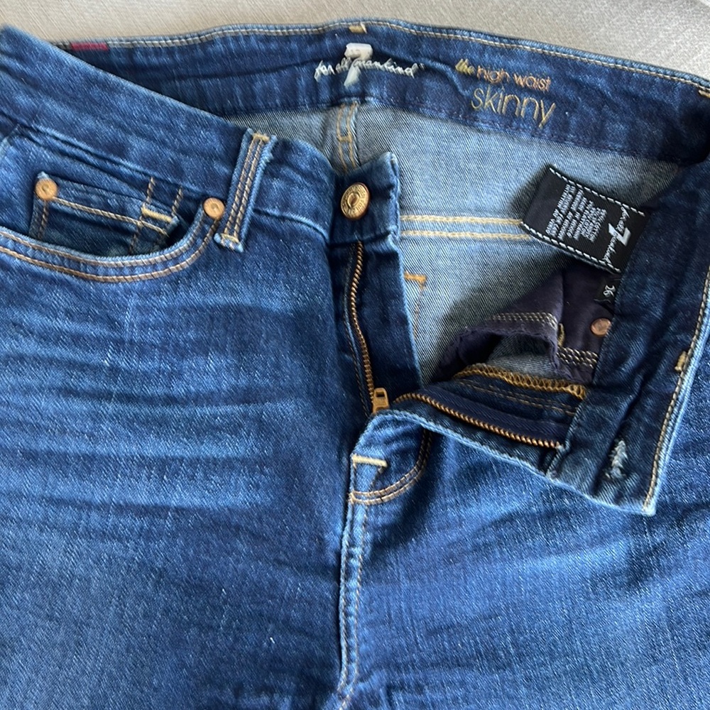 7 For Mankind jeans The High Waist Skinny